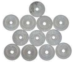 1950-1965. 2f Al (12xklf) T:UNC-XF Adamo F1.1