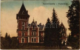 1918 Parád-fürdő, Sasvári kastély (fa)