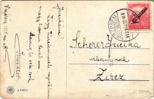 1919 Lady art postcard s: E. Weber (fa)