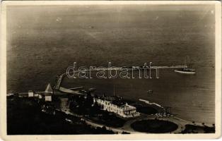 1944 Tihany, látkép a mólóval (EK)