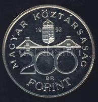 1992. 200Ft Ag "MNB" T:PP