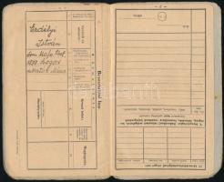 1940 Szeged, katonai igazolványi lap + 1945 Pápa, Dr. vitéz Mezey Kálmán orvos által kiállított rece...