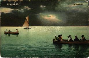 Balatoni élet, esti hangulat (kopott sarkak / worn corners)