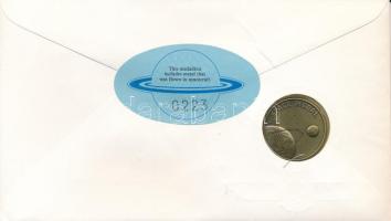 Amerikai Egyesült Államok 1989. "Ariane V28" bronz emlékérem "Űr emlékérem" sors...