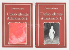 Görgey Gábor: Utolsó jelentés Atlantiszról. I-II. köt. Nemzeti Könyvtár 99-100. Bp., 2018, Magyar Közlöny. Kiadói kartonált papírkötés.