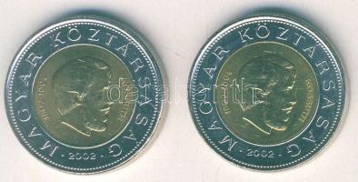 2002. 100Ft "Kossuth" (2x) T:1