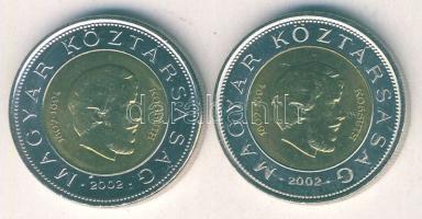 2002. 100Ft "Kossuth" (2x) T:1