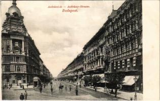 Budapest VI. Andrássy út, Bajcsy-Zsilinszky út, Deutsch Károly üzlete. Divald Károly 2. sz.