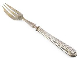 Ezüst(Ag) villa, jelzett, h: 16,5 cm, bruttó: 28,8 g