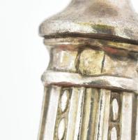 Ezüst(Ag) villa, jelzett, h: 16,5 cm, bruttó: 28,8 g