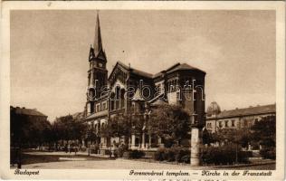 1929 Budapest IX. Ferencvárosi templom (EK)