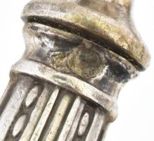 Ezüst(Ag) villa, jelzett, h: 16,5 cm, bruttó: 29,4 g