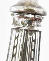 Ezüst(Ag) villa, jelzett, h: 16,5 cm, bruttó: 28 g