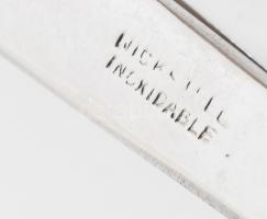 Ezüst(Ag) csipesz, jelzett, h: 14,5 cm, bruttó: 18,4 g