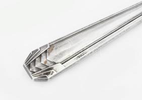 Ezüst(Ag) reszelő, jelzett, h: 15 cm, bruttó: 21,8 g