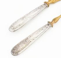 Ezüst(Ag) halas készlet, jelzett, h: cm, bruttó: 90,5 g