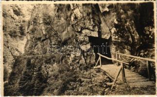 Szebenjuharos, Hohe Rinne, Paltinis (Nagyszeben, Sibiu); Zibinsklamm. S.K.V. Sektion Hermannstadt / Valea Cibinului. S. C. a T. Sectia Sibiu. Foto orig. J. Fischer, 1937.