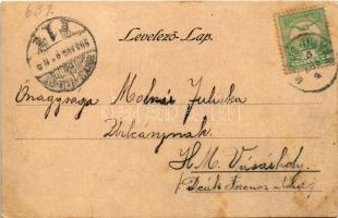 1904 Marosújvár, Uioara, Ocna Mures; fürdő, Stefánia bánya belseje, Király utca / spa, mine interior...