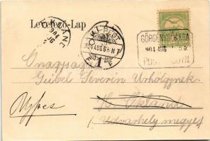 1904 Görgénysóakna, Görgény-Sóakna, Jabenita (Maros); gyógyterem, fürdő. Heiter Gg. sz. régeni fényk...