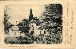 1902 Tenke, Tinca; Tenkei Gyógyfürdő. Lévy Dávid kiadása / spa, bath (EB)