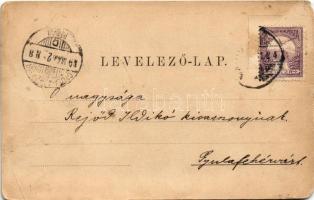 1899 (Vorläufer) Vajdahunyad, Hunedoara; Hunyadvári lovagkastély, vár. Kiadja a "Hunyadmegyei t...
