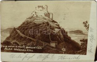 1901 Déva, Déva vára a múlt században / castle. photo (EM)