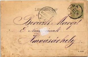 1902 Lippa, Lipova; híd. Zeitler Lajos kiadása / bridge (r)