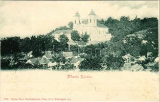 1899 (Vorläufer) Máriaradna, Mária-Radna, Radna (Lippa, Lipova); kegytemplom / pilgrimage church (r)