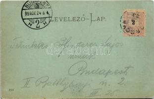 1899 (Vorläufer) Orsova, látkép. G. Hutterer kiadása / general view (fl)