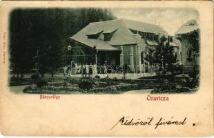 Oravicabánya, Oravica, Oravicza, Oravita; Bányavölgy. Franz Grau kiadása / mine valley, villa (szakadás / tear)