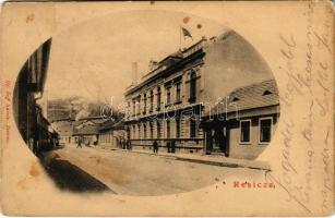 1907 Resicabánya, Resica, Resicza, Resita; utca. Ifj. Neff Károly kiadása / street view (fl)