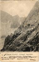 1914 Fogarasi-havasok (Fogarasi Kárpátok), Fogarascher Karpathen, Muntii Fagarasului; Podragul hegyoldalai / Podraguhänge / mountain (EB)