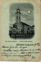 1899 (Vorläufer) Lugos, Lugoj; Görögkatolikus templom. Nemes Kálmán kiadása / Griech-kath. Kirche / Greek Catholic church (EB)