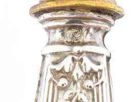 Ezüst(Ag) halas készlet, jelzett, h: 19 cm, bruttó: 91,6 g