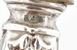 Ezüst(Ag) halas készlet, jelzett, h: 19 cm, bruttó: 89,2 g