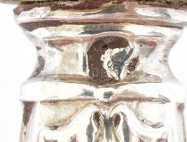 Ezüst(Ag) halas készlet, jelzett, h: 19 cm, bruttó: 91,3 g