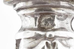 Ezüst(Ag) halas készlet, jelzett, h: 19 cm, bruttó: 90,4 g