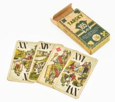 Régi csehszlovák tarokk kártya dobozában