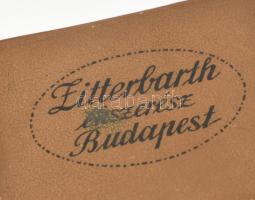 Régi ezüst (Ag) gyászkarperec, fekete zománccal, jelzett, bruttó: 24 g + gyászfülbevaló pár, eredeti...