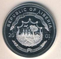 Libéria 2001. 20$ Ag "Princess Royal vonat" T:PP