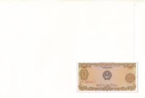 Vietnam 1976. 1D felbélyegzett borítékban, bélyegzéssel T:UNC
Vietnam 1976. 1 Dong in envelope with...