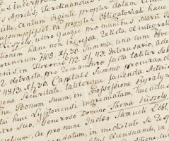 1850 3 db latin nyelvű dokumentum, nemesi és osztrák címeres viaszpecsétekkel, a benedekfalvi Kiszel...