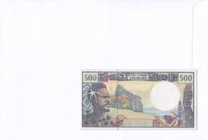 Francia Polinézia DN (1970-1992) 500Fr felbélyegzett borítékban, bélyegzéssel T:UNC
French Polynesi...