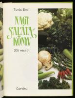 4 db szakácskönyv - Lévai Anikó: A konyhaablakból; Dr. Oetker szakácskönyvtár; Turós Emil: Nagy salá...