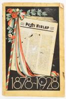 1928 Az 50 éves Pesti Hirlap jubileumi albuma 1878-1928. Bp., 1928, Légrády, 1072 p. Szövegközi és egészoldalas képekkel, reklámokkal rendkívül gazdagon illusztrált. A borító Végh Gusztáv munkája. Kiadói illusztrált papírkötés, kissé sérült gerinccel, foltos borítóval, címlap és néhány kevés lap kissé foltos.