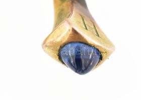 Arany (Au) 14 K mandzsettagomb párban, jelzés nélkül, bruttó: 10,4 g