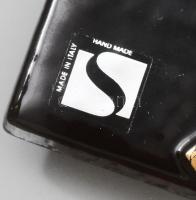 Muranói design üveg falióra. Jelzett 17x17 cm