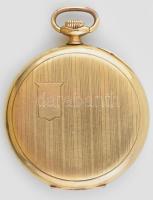 Arany (Au) 14 K Omega zsebóra, jelzett, jár, d: 5 cm, bruttó: 68,3 g