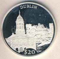Libéria 2000. 20$ Ag "Dublin" T:PP