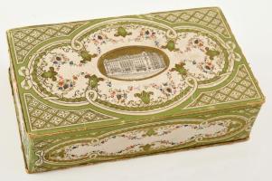 Gerbeaud süteményes doboz. cca 1910. Papír. 12x19 cm Kis sérüléssel